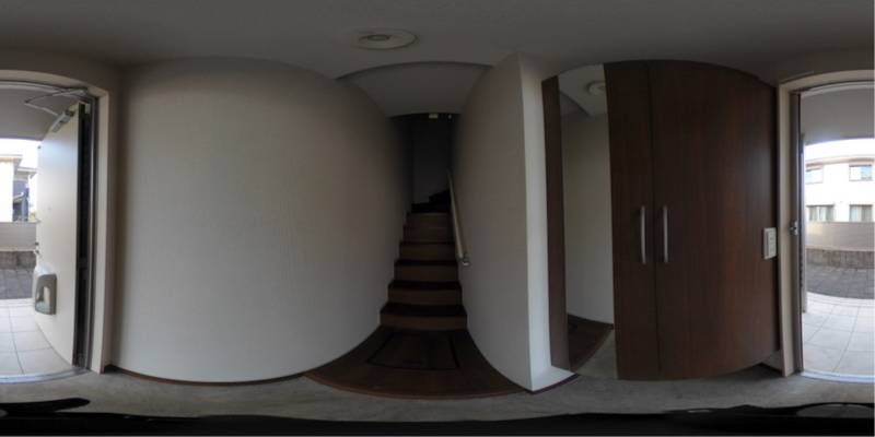 パノラマ画像玄関