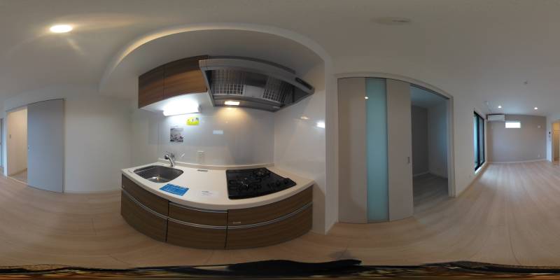 パノラマ画像キッチン