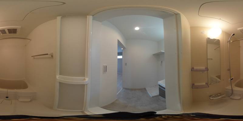 パノラマ画像バスルーム