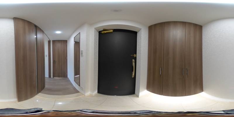 パノラマ画像玄関