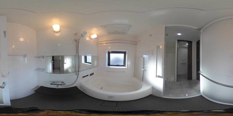 パノラマ画像バスルーム