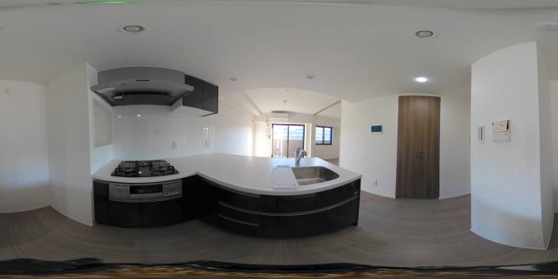 パノラマ画像キッチン