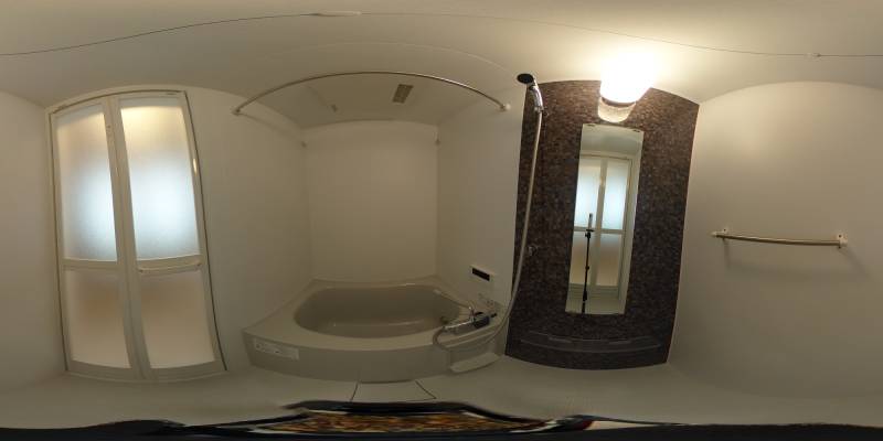 パノラマ画像バスルーム