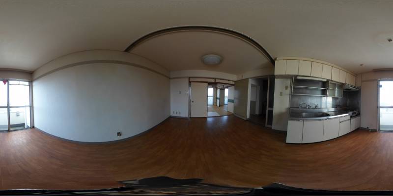 パノラマ画像リビング