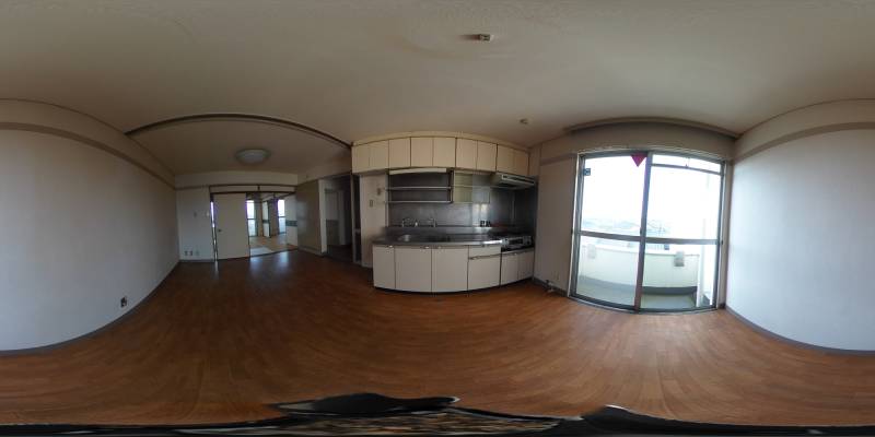 パノラマ画像キッチン