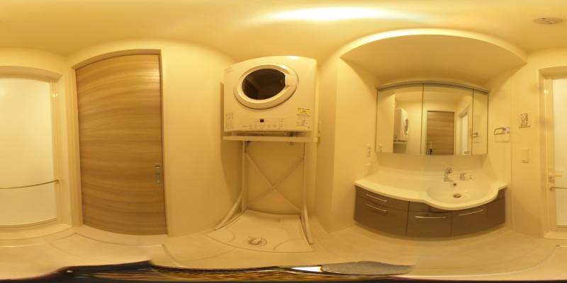 パノラマ画像洗面所