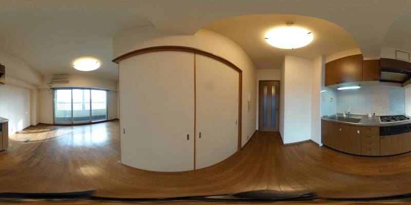 パノラマ画像キッチン