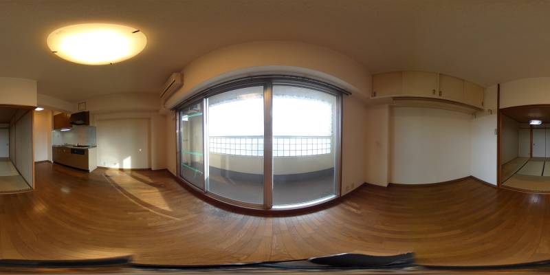 パノラマ画像リビング