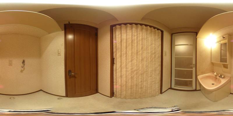 パノラマ画像洗面所