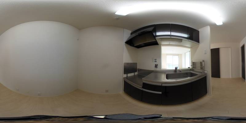 パノラマ画像キッチン