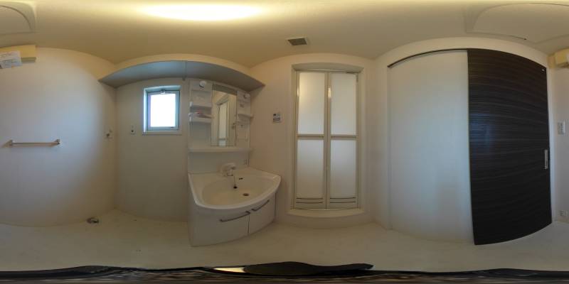 パノラマ画像洗面所