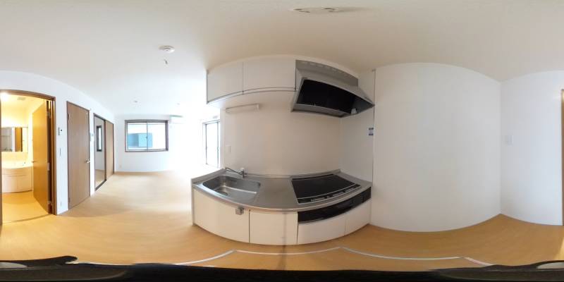 パノラマ画像キッチン