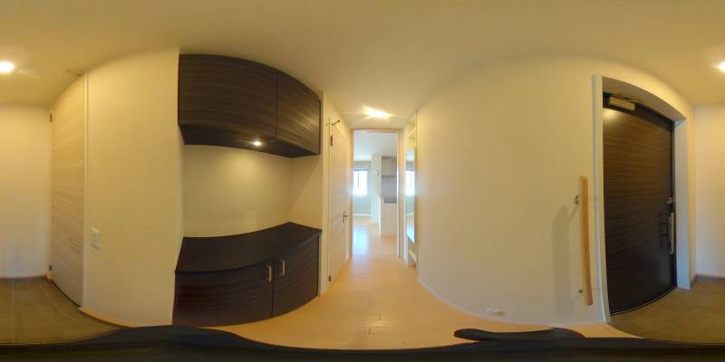 パノラマ画像玄関