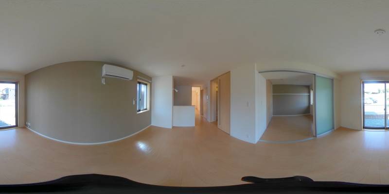 パノラマ画像リビング