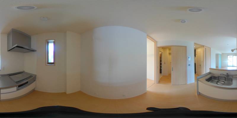 パノラマ画像キッチン