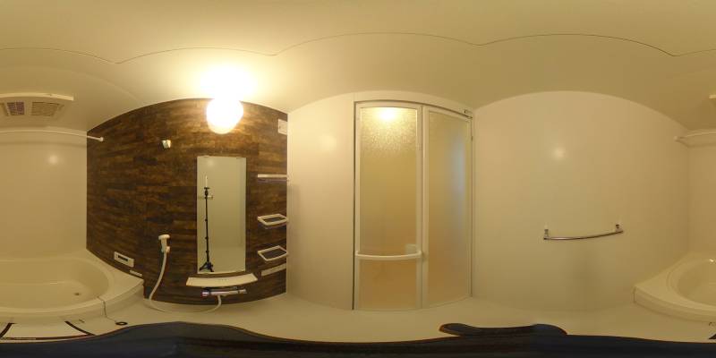 パノラマ画像バスルーム