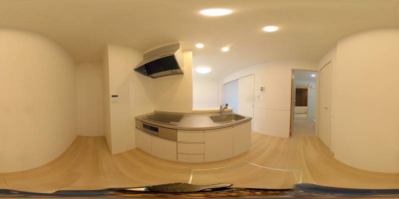 パノラマ画像キッチン