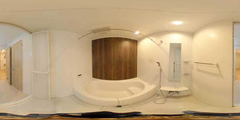 パノラマ画像バスルーム