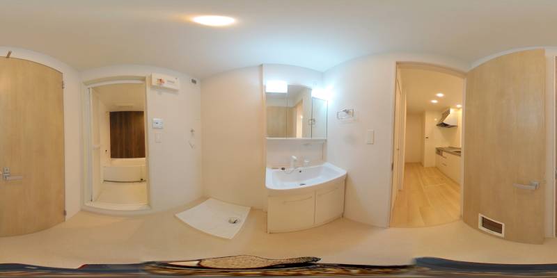 パノラマ画像洗面所