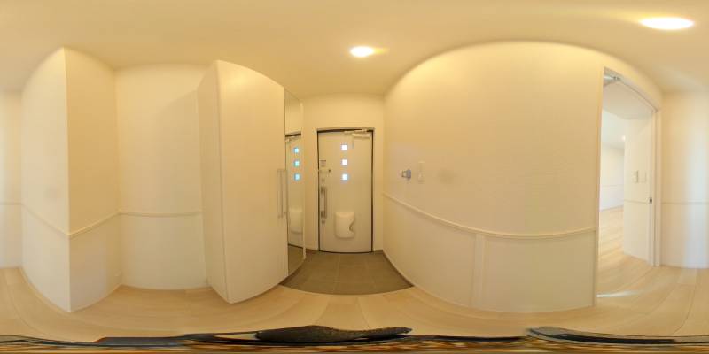 パノラマ画像玄関