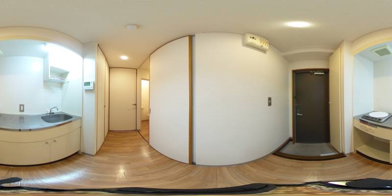 パノラマ画像キッチン