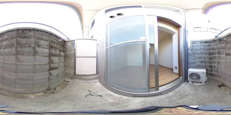 パノラマ画像バルコニー