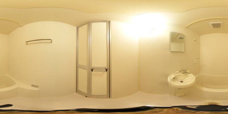 パノラマ画像バスルーム