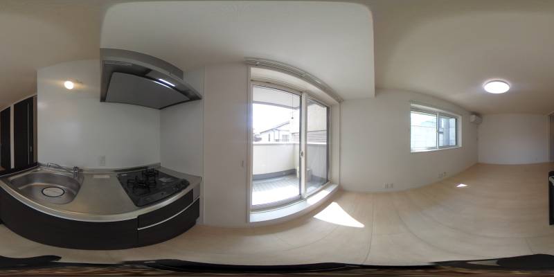 パノラマ画像キッチン