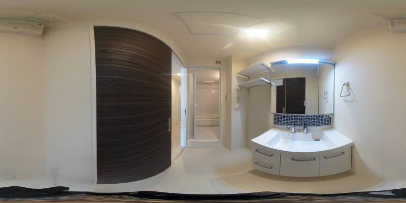 パノラマ画像洗面所