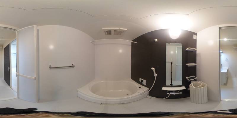 パノラマ画像バスルーム