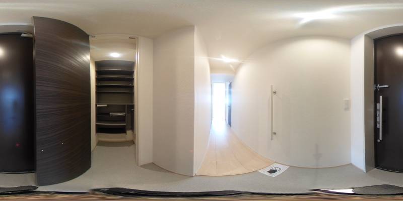 パノラマ画像玄関