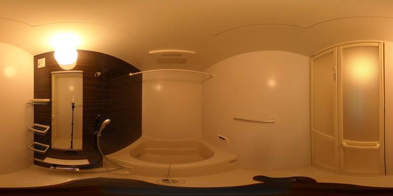 パノラマ画像バスルーム