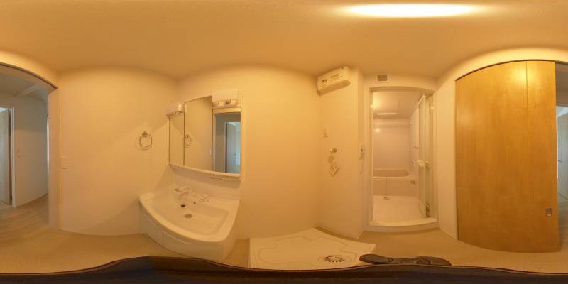 パノラマ画像洗面所