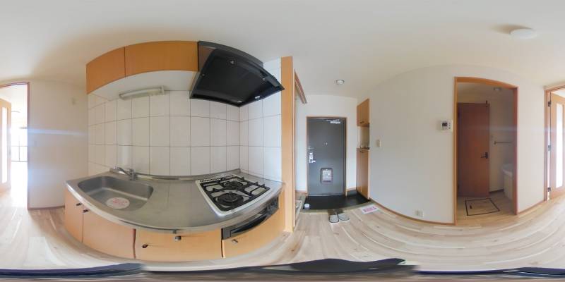 パノラマ画像キッチン