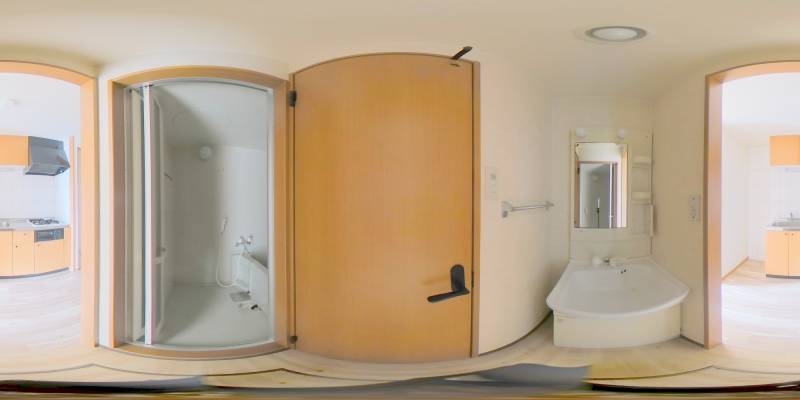 パノラマ画像洗面所