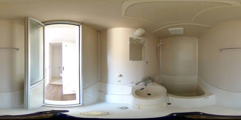 パノラマ画像バスルーム