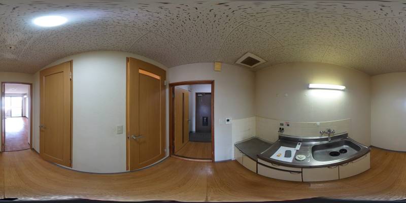 パノラマ画像キッチン