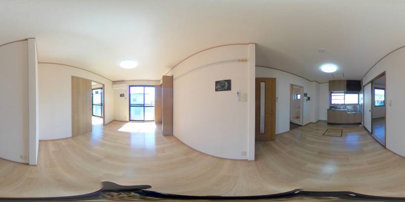 パノラマ画像リビング