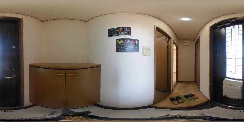 パノラマ画像玄関