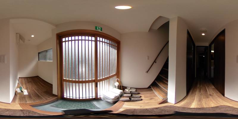 パノラマ画像玄関