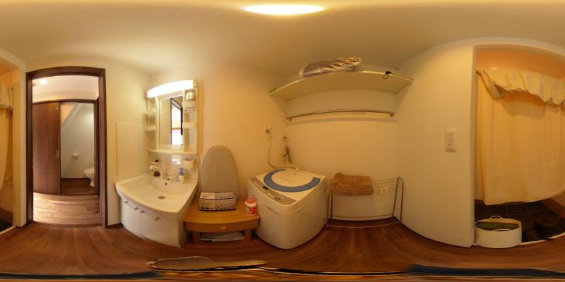 パノラマ画像洗面所