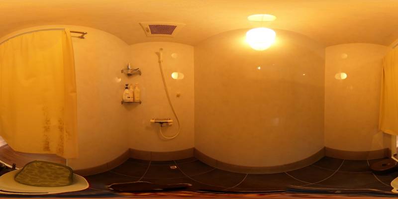 パノラマ画像バスルーム