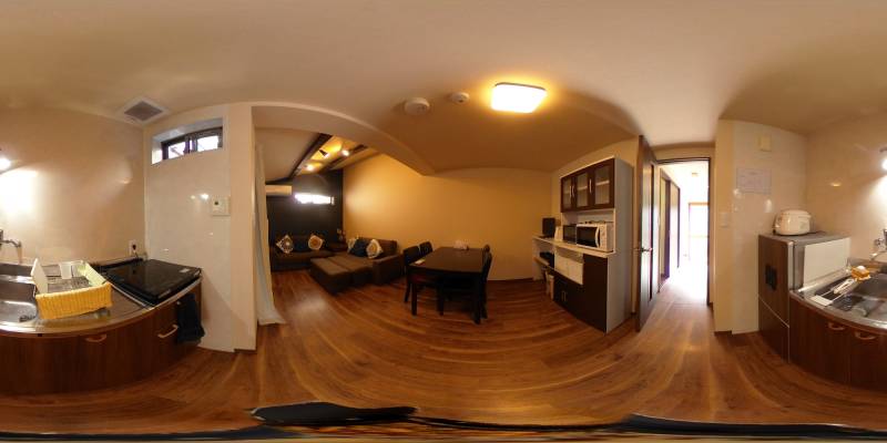 パノラマ画像キッチン