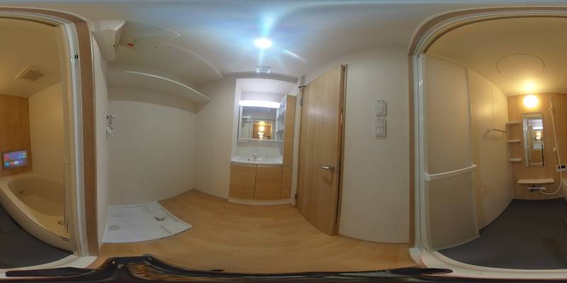 パノラマ画像洗面所