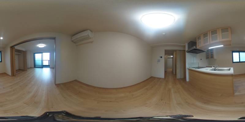 パノラマ画像リビング