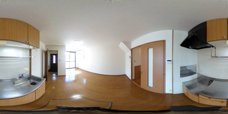 パノラマ画像キッチン