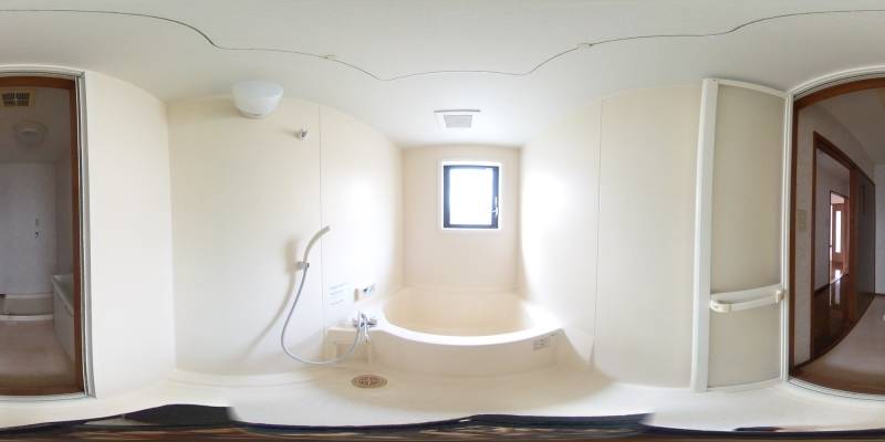 パノラマ画像バスルーム