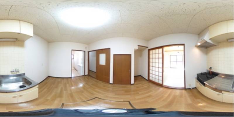 パノラマ画像キッチン