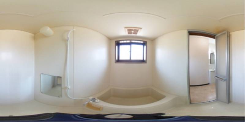 パノラマ画像バスルーム