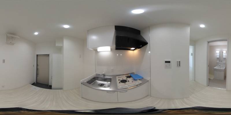 パノラマ画像キッチン